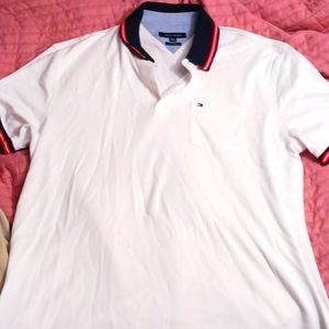 Tommy Hilfiger XL Mens White Shirt
